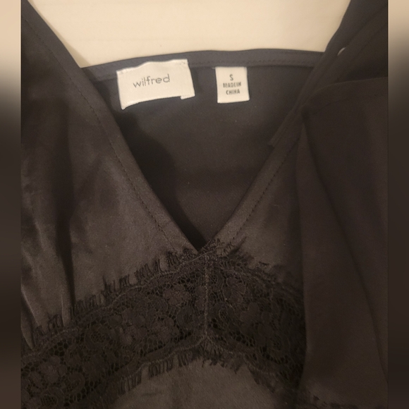 Aritzia Black Satin Dress - Picture 5 of 10